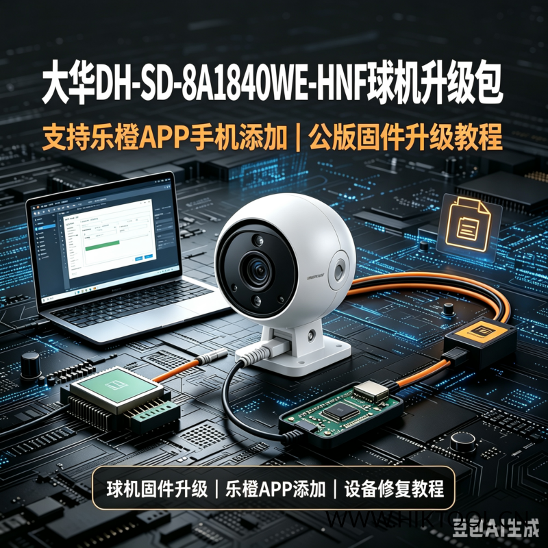 大华DH-SD-8A1840WE-HNF球机升级包 支持乐橙APP手机添加-汇科工具笔记-安防设备刷机包-安防技术网